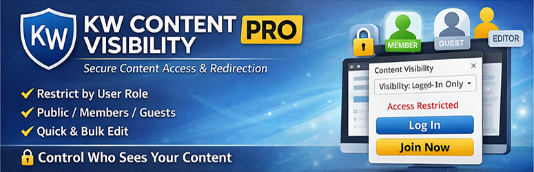 KW Content Visibility PRO banner